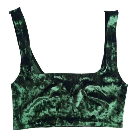 Urban Outfitters Green Velvet Bra - Picture 1 of 3